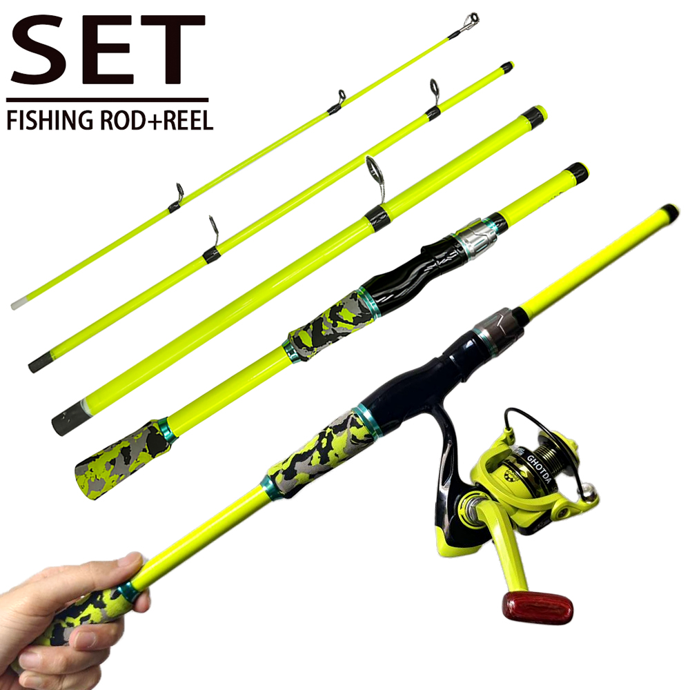 Spincast Reel - 스핀캐스팅 낚싯대 콤보 세트 1.8m 2.1m