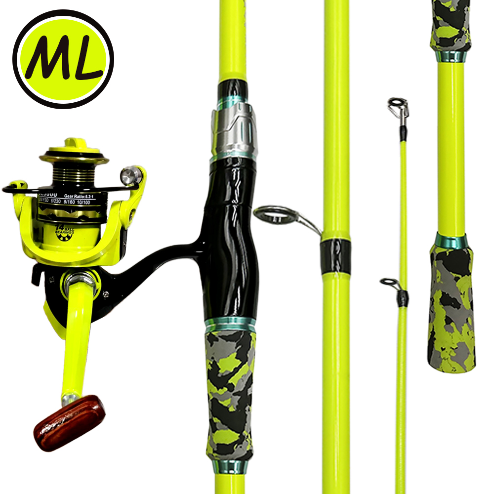 스핀캐스팅 낚싯대 콤보 세트 1.8m 2.1m ML 스 - Spincast Reel 리뷰 및 가격