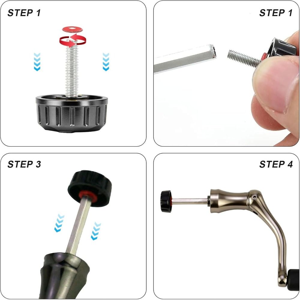 컴팩트한 금속 낚시 릴 핸들 인체공학적 디자인의 교체용 - Reel Repair Kit 리뷰 및 가격
